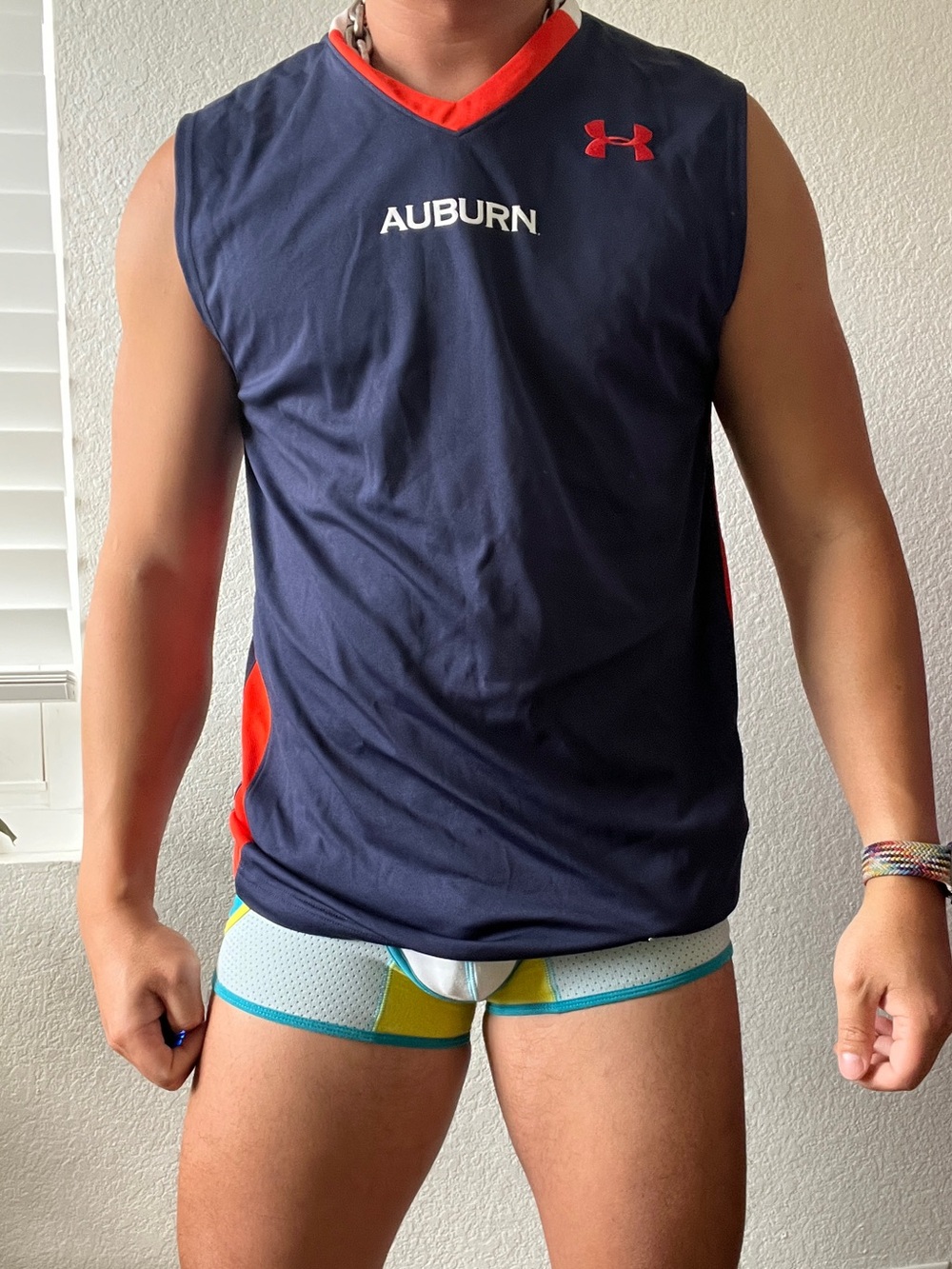 Under Armour Auburn Team Issued Basketball Practice Jersey